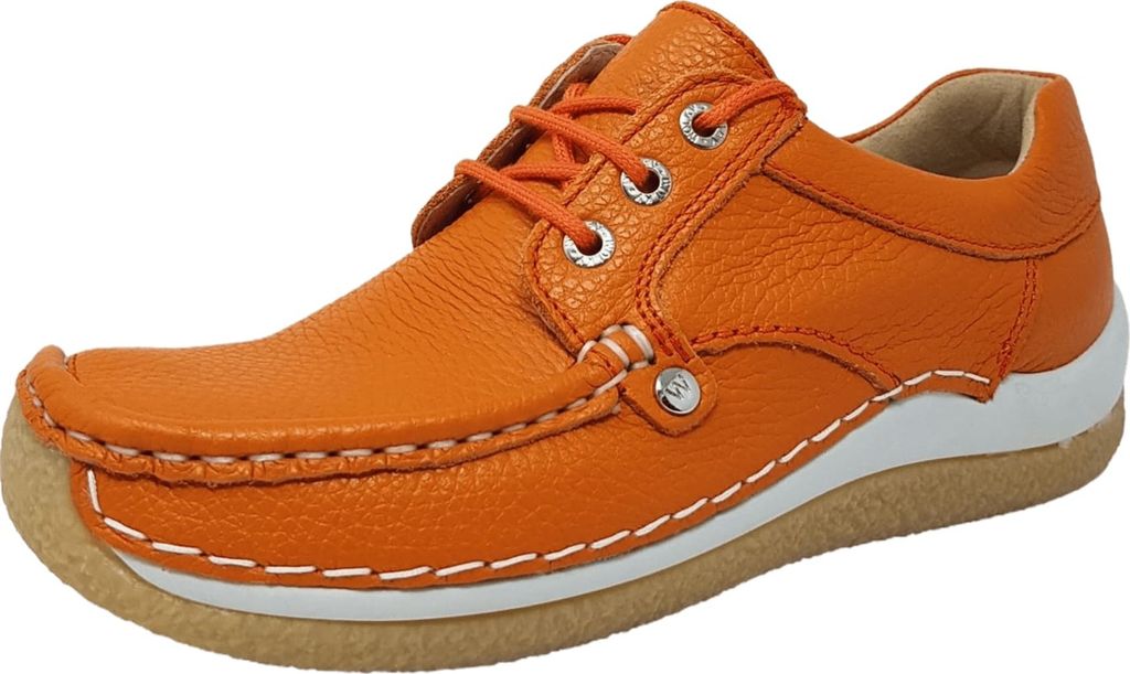 Wolky Mokassins Schnürschuhe Damen 31373839393737 Orange 40 EU
