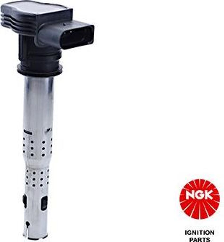 NGK 48042 Zündspule OE 06F905115 kompatibel mit Transporter VI, Caravelle VI, Transporter V, Touran, Tiguan, Sharan, Scirocco, Polo 6R, Passat CC,...