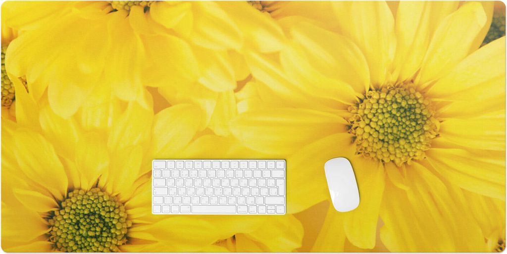 Solarblumen – Schreibtischunterlage – Rutschfeste Tischunterlage – Schreibtischmatte für Büro & Zuhause – Schreibunterlage – Mauspad ...
