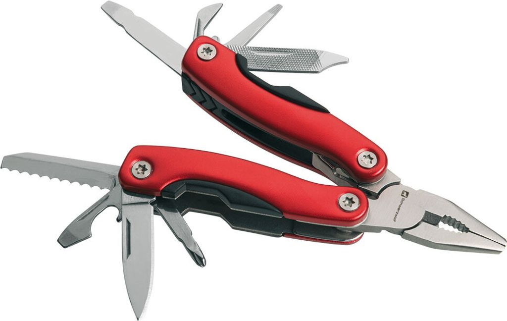 Schwarzwolf outdoor PONY mini Multitool klein, rot mit 13 Werkzeugen
