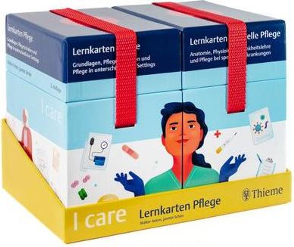 I care Lernkarten Pflege - Set (im Schuber) Produktbild 