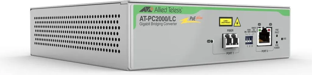 Convertisseur de média Fibre Optique LC Allied Telesis AT-PC2000 850nm