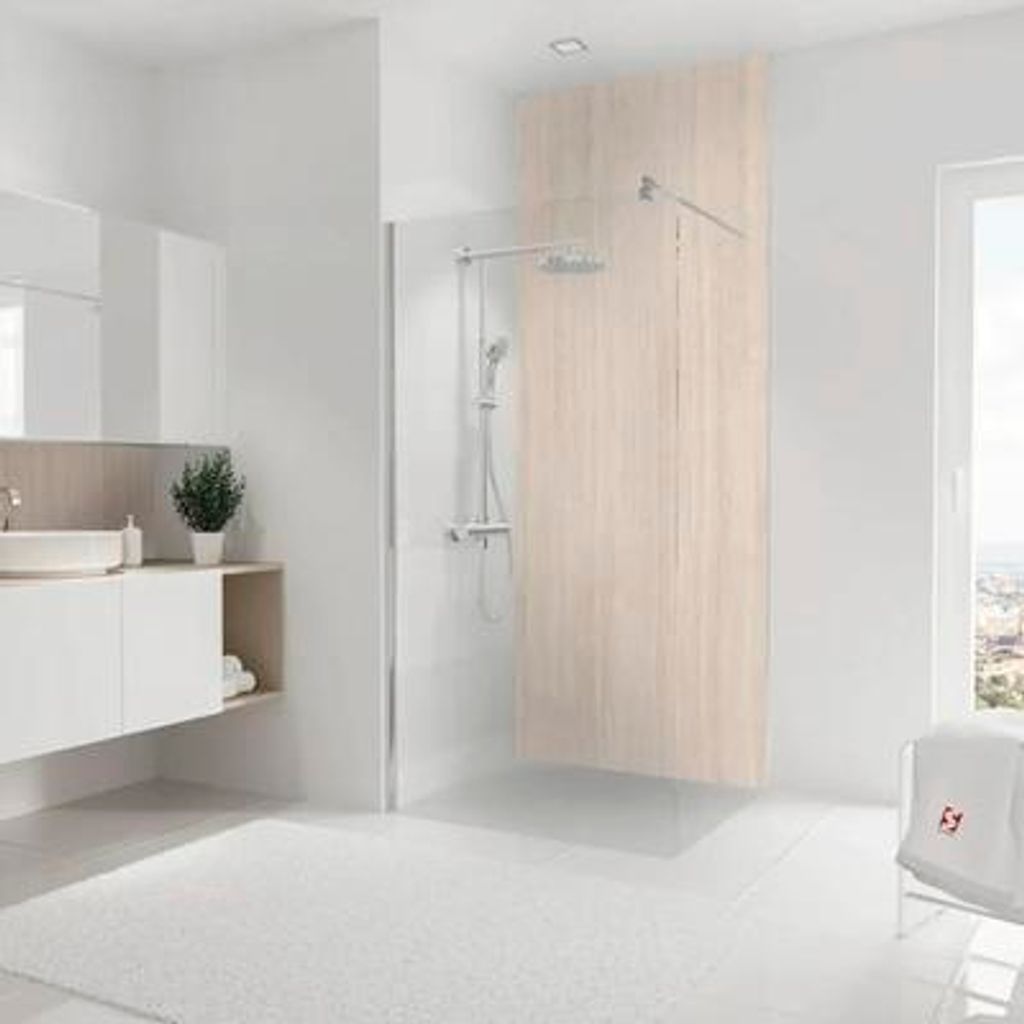 Duschrückwand SCHULTE DecoDesign Stein Travertin-hell 255 x 100 mm D1901025 555