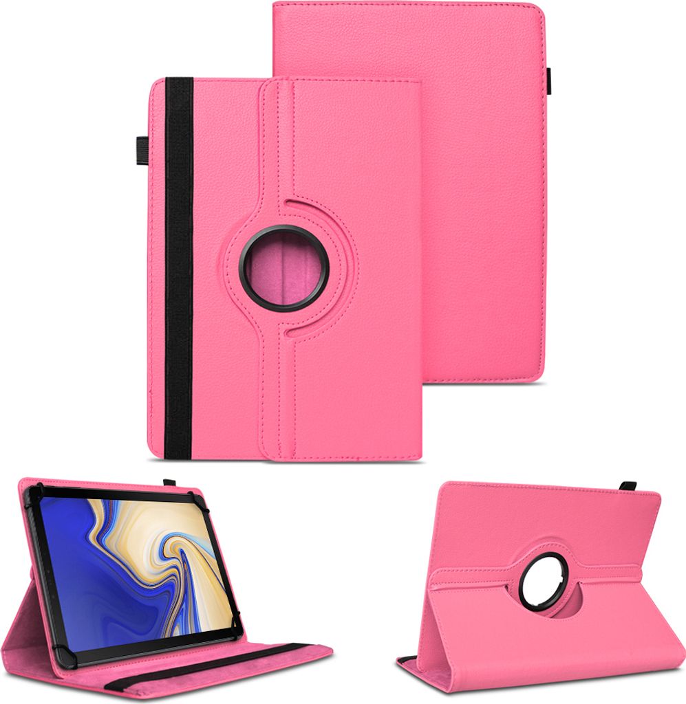 Tablet Hülle für Xiaomi Pad 7 / 7 Pro 11,2" 360° Drehbar Case Cover Stand SchutzFarben:Pink