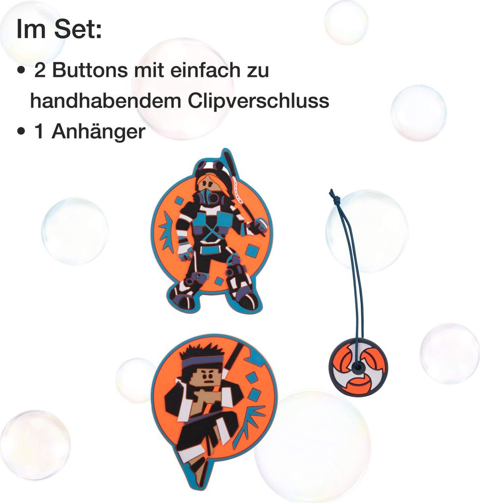 DerDieDas Wechselbuttons, 3tlg. Ninja Fighter Produktbild 2