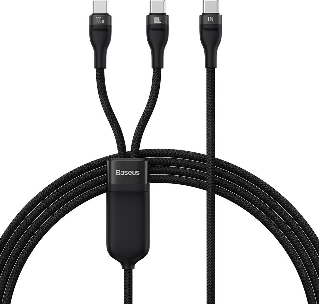 Baseus Flash Serie II 2-in-1 Schnellladekabel 100W, USB-C Produktbild 