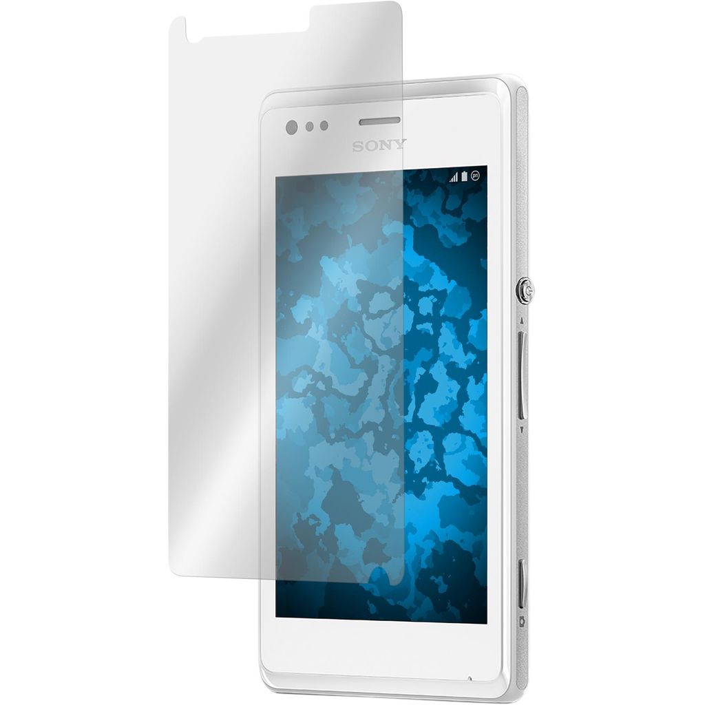6er-Pack PhoneNatic Displayschutzfolien klar kompatibel mit Sony Xperia M