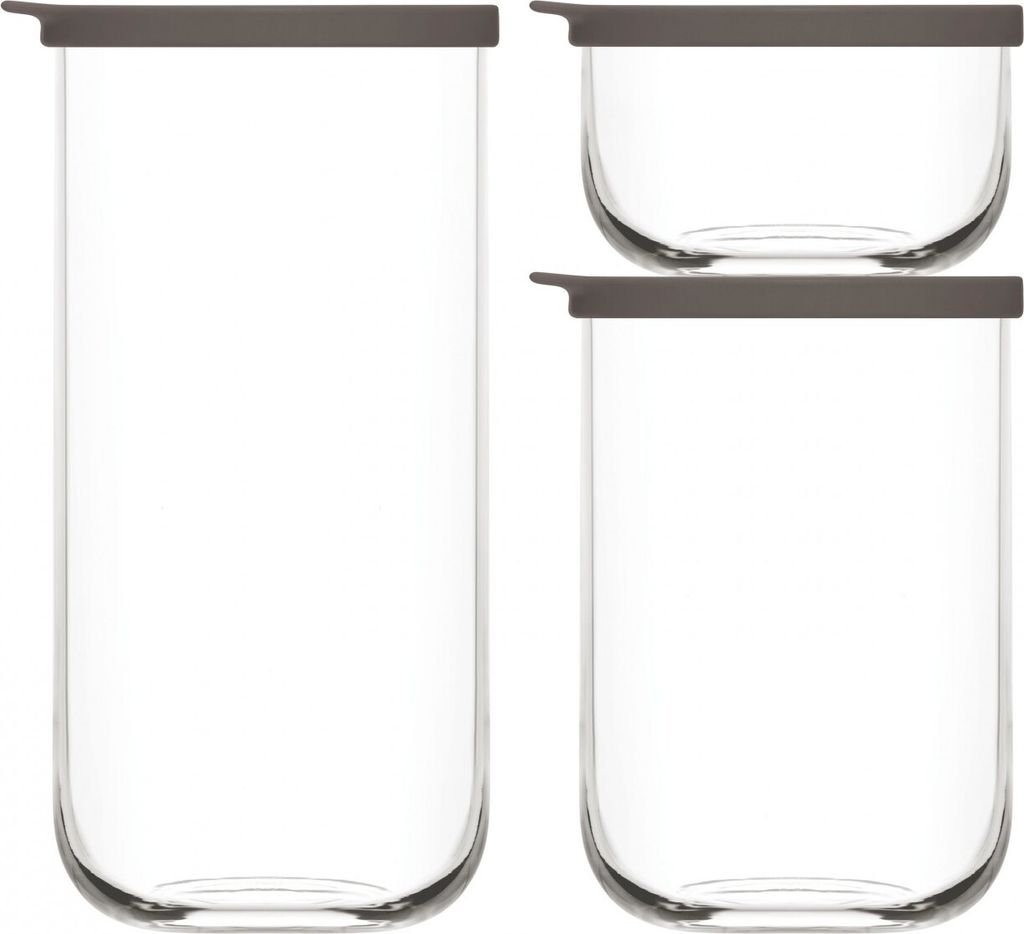 Vorratsdosen Glas Nora - 3tlg.Set