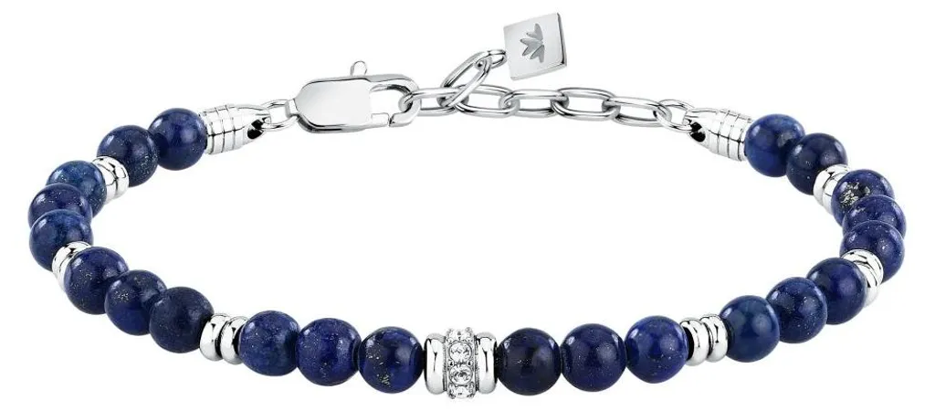 Bracelet homme Lazurite S1747 : bijou résistant et ajustable en pierre