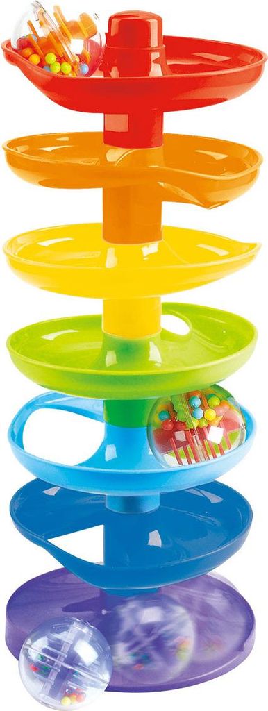Play Kugelturm Spielzeug - bunter Kugelturm für Kleinkinder Produktbild 
