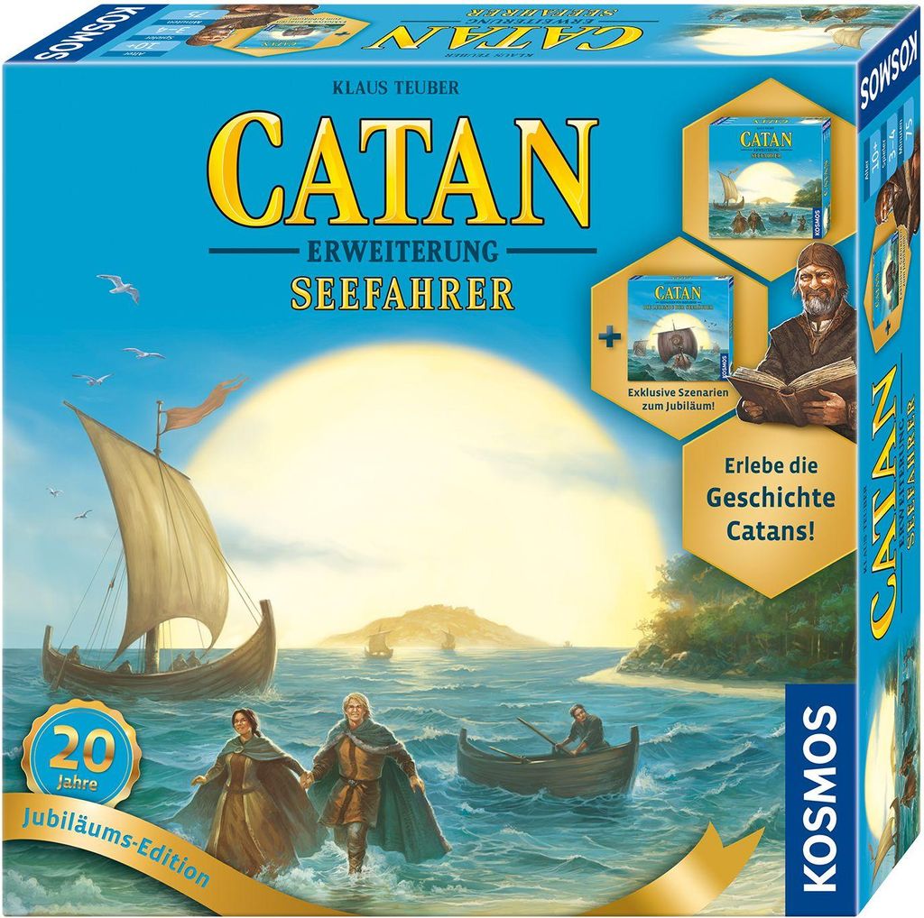 Kosmos Catan - Seefahrer Jubiläums-Edition 3 - 4  Spieler Produktbild 