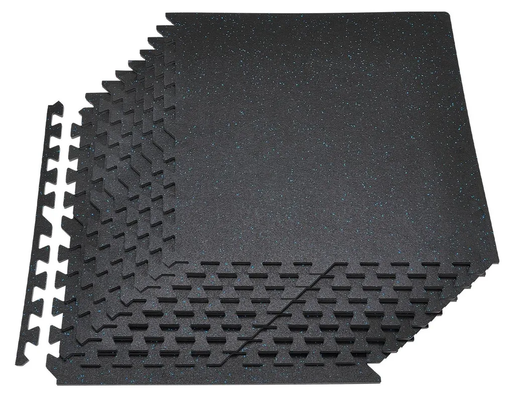 Tapis puzzle de protection sol 24 pièces en mousse EVA haute densité