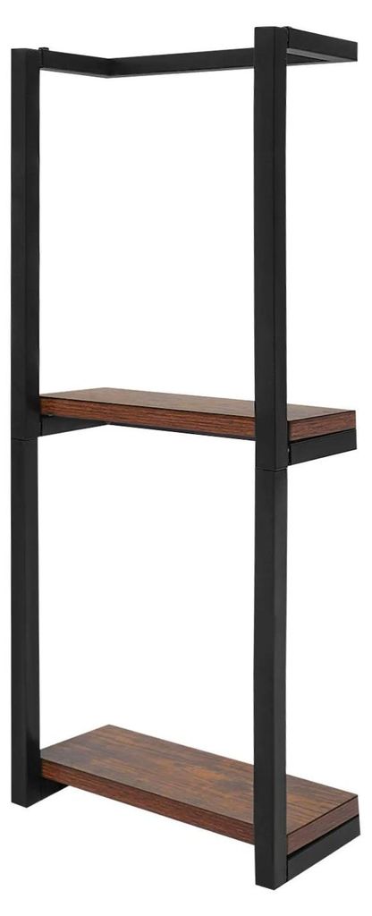 Badezimmer Aufbewahrung - Metall Regal - Mehrzweck Handtuch und Badaccessoire Ablage - Standregal - 28,5x14x77 cm
