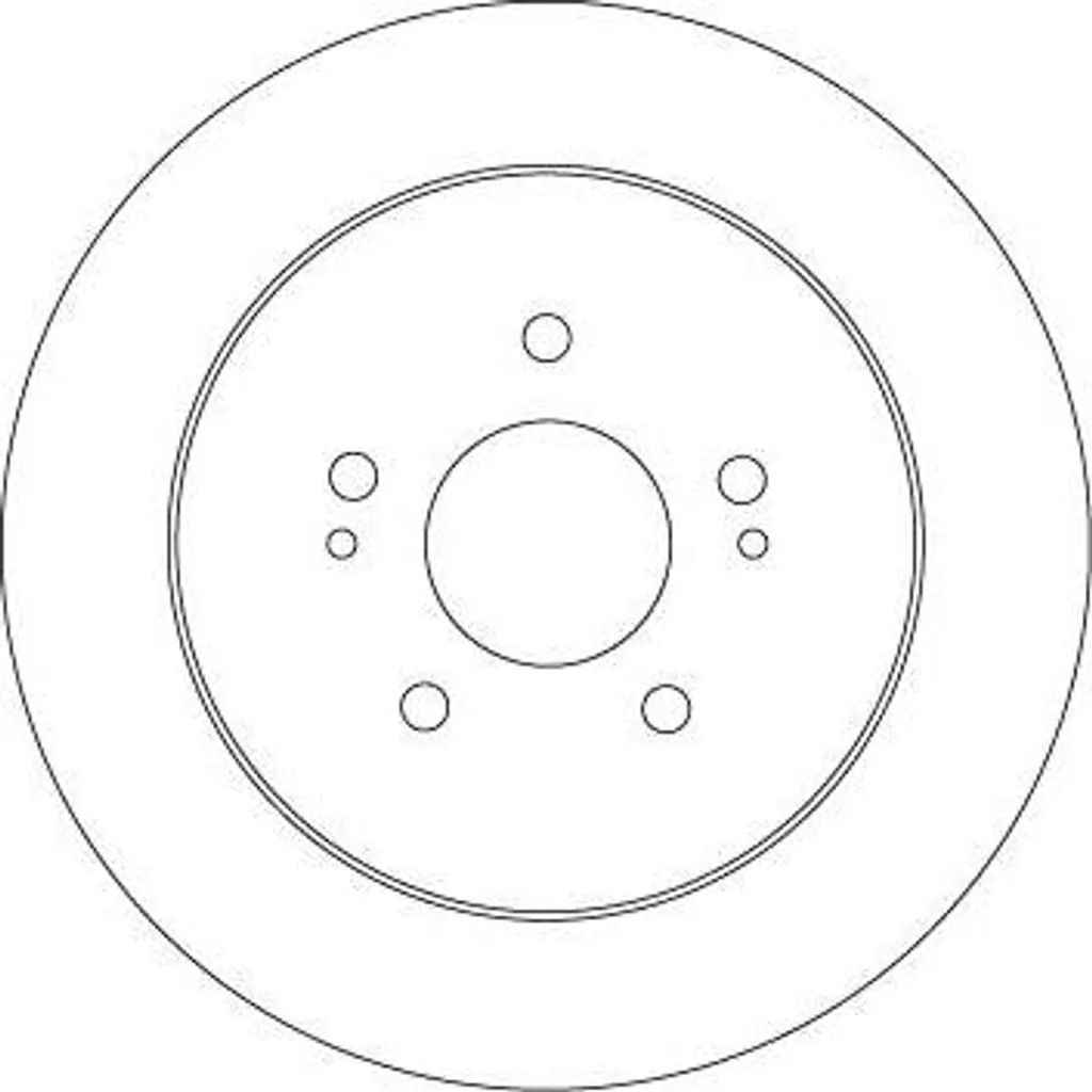 Disque de frein haute performance TRW DF6909 fonte grise OE 4615A051
