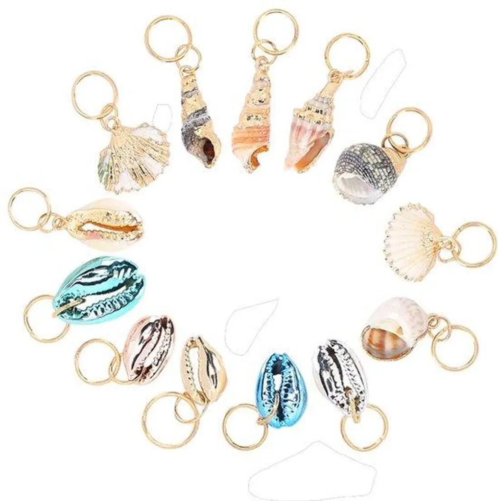 Outil à tresser en coquillages artisanaux, kit DIY coiffure de plage