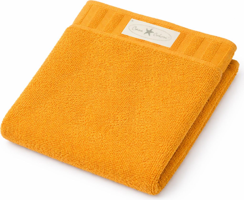 Casa Colori Frottier Handtuch 50x100cm 50 x 100 cm gelb Produktbild 