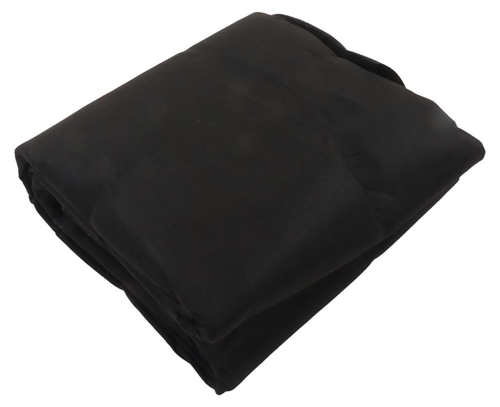 Runde Schwimmbadmatte, Schwimmauskleidung, Bodenfilz-Schutztuch, 4 Meter, Schwarz