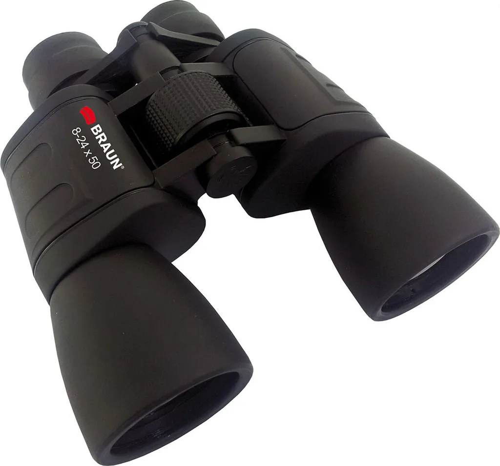 Jumelles Zoom Braun 8-24x50 Optique Puissante pour Nature et Voyage
