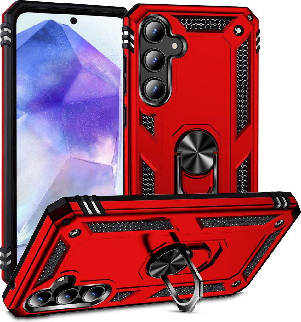 Outdoor Armor Case Samsung Hülle Für Samsung Galaxy A55-Rot Produktbild 