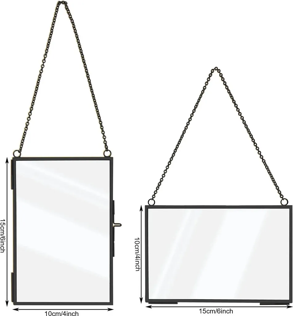 Cadre pour herbier mural noir idéal pour créer une déco bohème