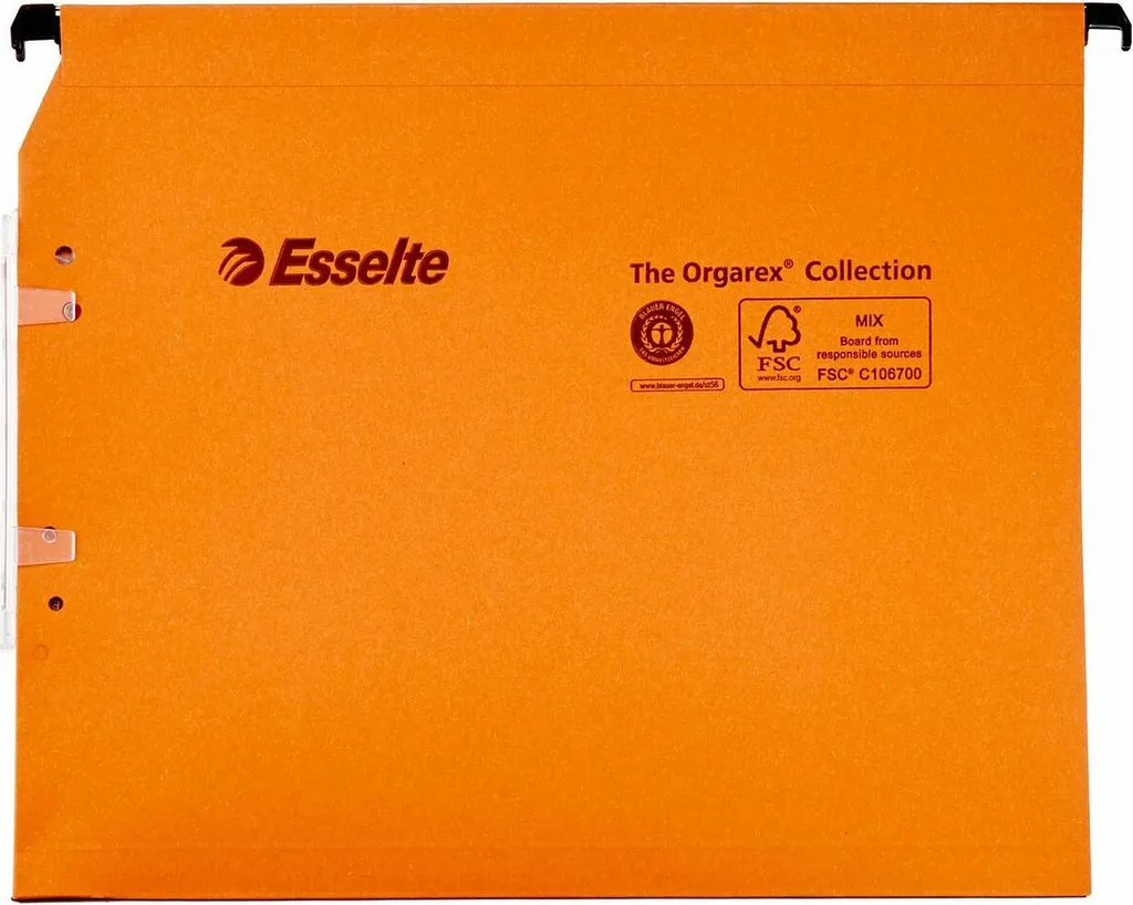 Organiser ses Dossiers A4 avec le Classeur Esselte 21628 Orange Rigide