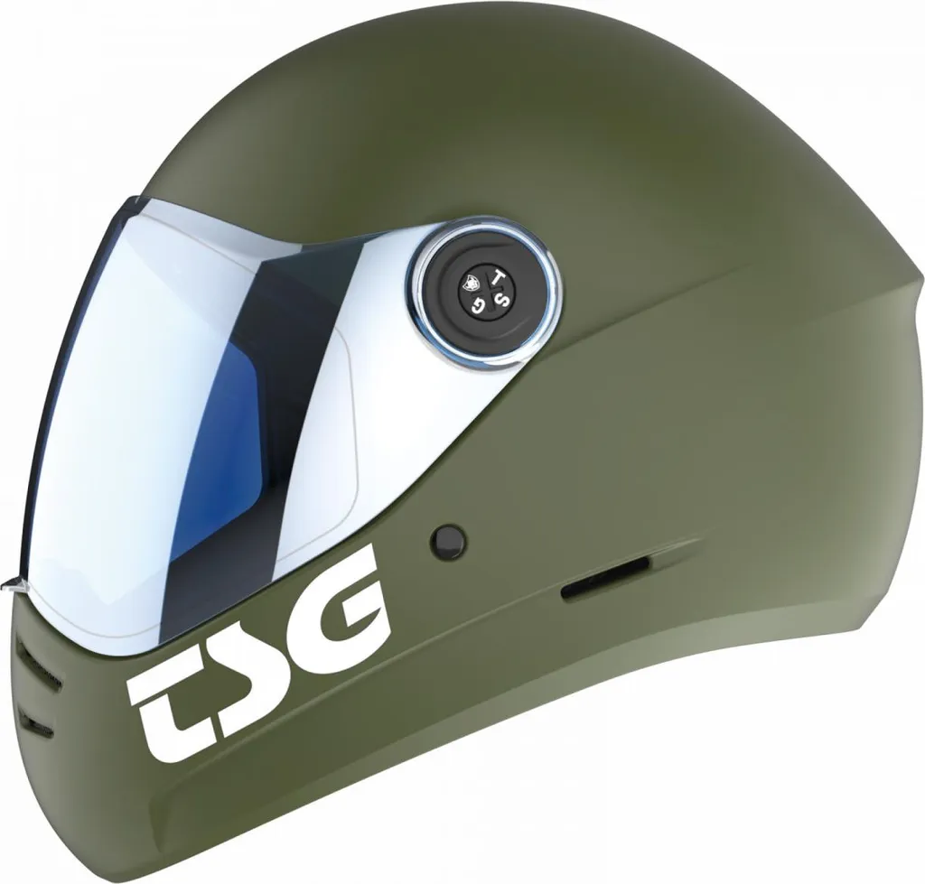 Casque de Descente TSG Pass 2.0 Solid - Équipement Longboard Downhill Pro