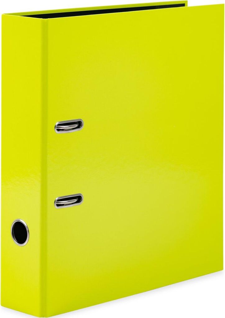 Ordner A4 Neon gelb Packung mit 5 Stück
