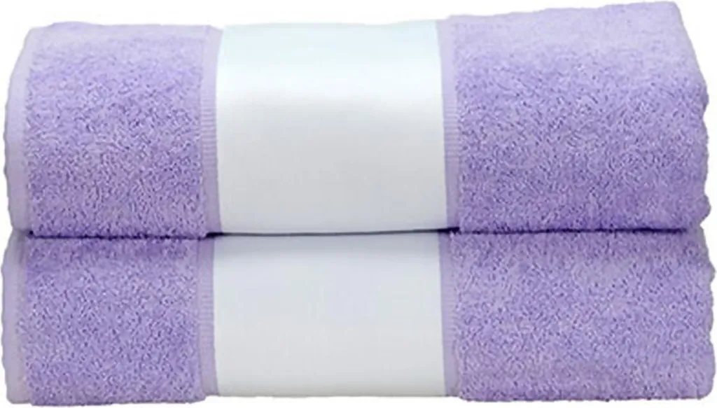 A&R AR087 | SUBLI-Me® Big Towel - Asciugamano da bagno - 100 x 210 cm - Colore: Viola chiaro - Dimensioni: 100 x 210 cm