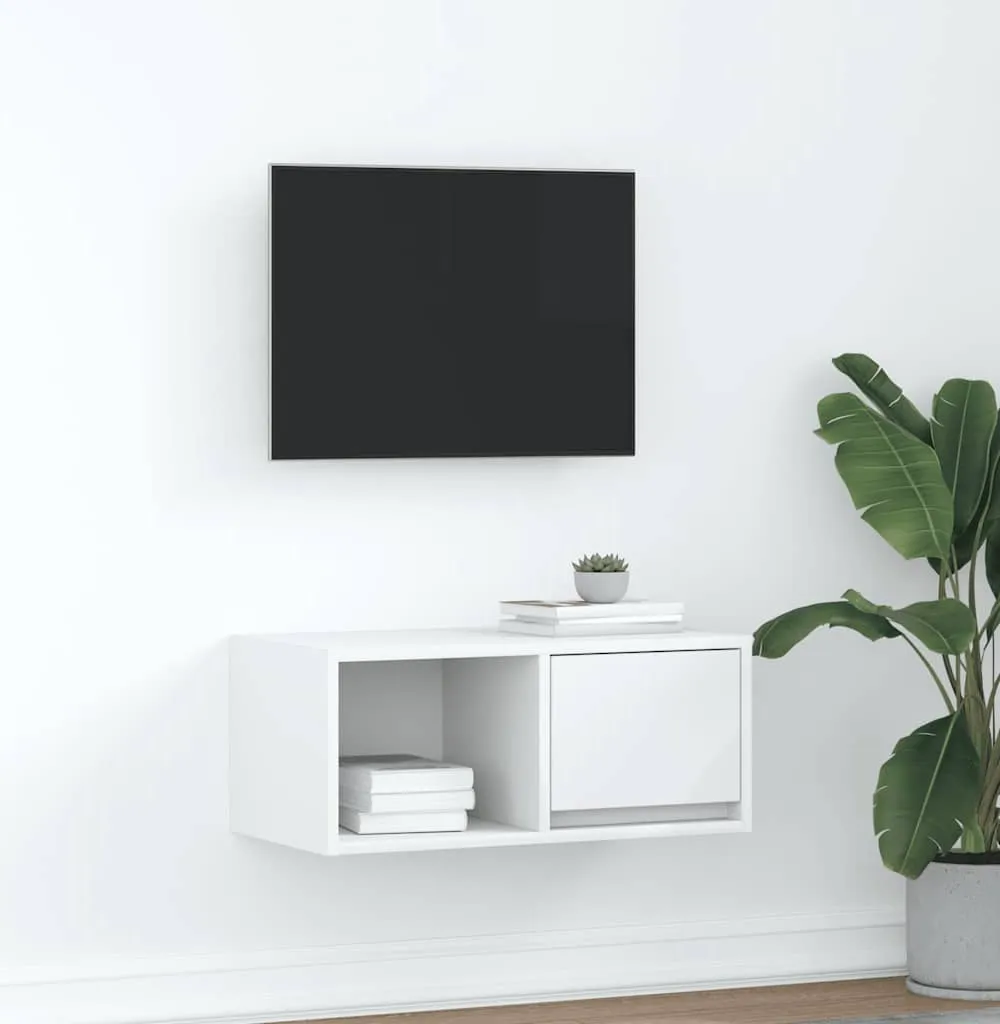 Offerta Mobile TV Cloris 60x31x25,5 cm Bianco - Prezzo Outlet