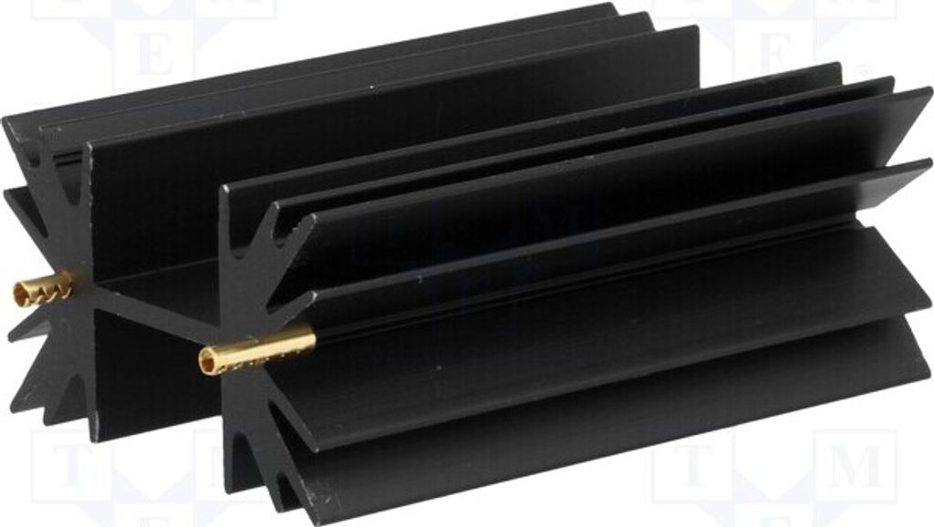 1x Radiator: geprägt 4,5K/W SK129-63 Kühler SOT32,,TO3P L: 63,5mm schwarz