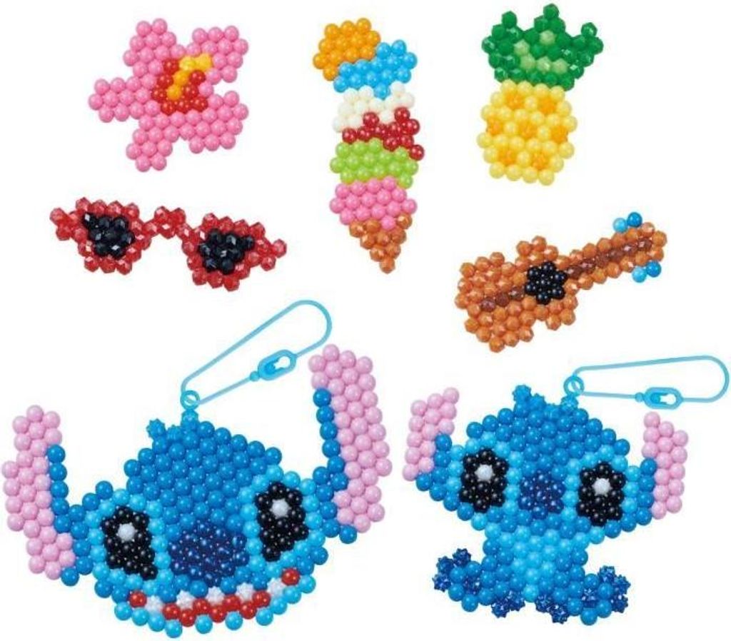 AQUABEADS Stitch Set, 700 Perlen, Bastelset ab 4 Jahren, inkl. Zubehör