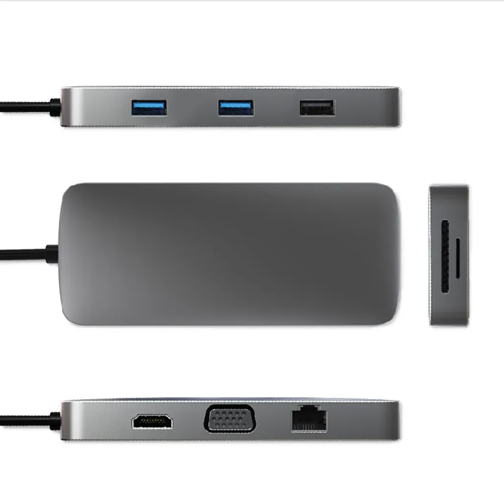 Hub USB-C 4K HDMI avec Thunderbolt et USB 3.0 iMounts Finition Space Gray - 2