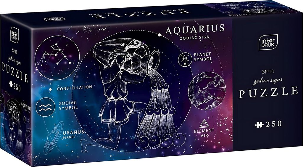 Interdruk Puzzle 250 dílků znamení zvěrokruhu 11 Vodnář Obrázek produktu 