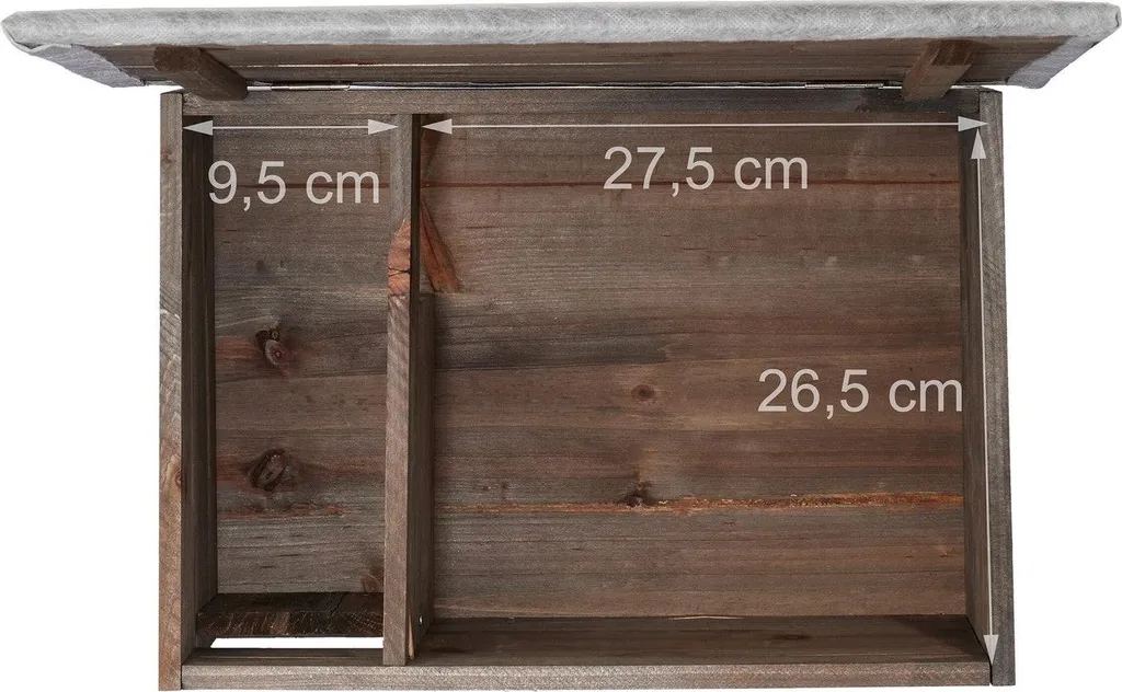Hôtel pour hérisson en bois - Refuge pour hibernations et nidification - 5