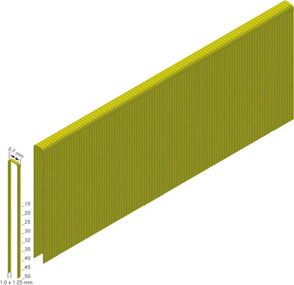 Prebena Graffette 25mm Tipo E E32CNKHA - 4600 Pezzi per Fai da Te - 14