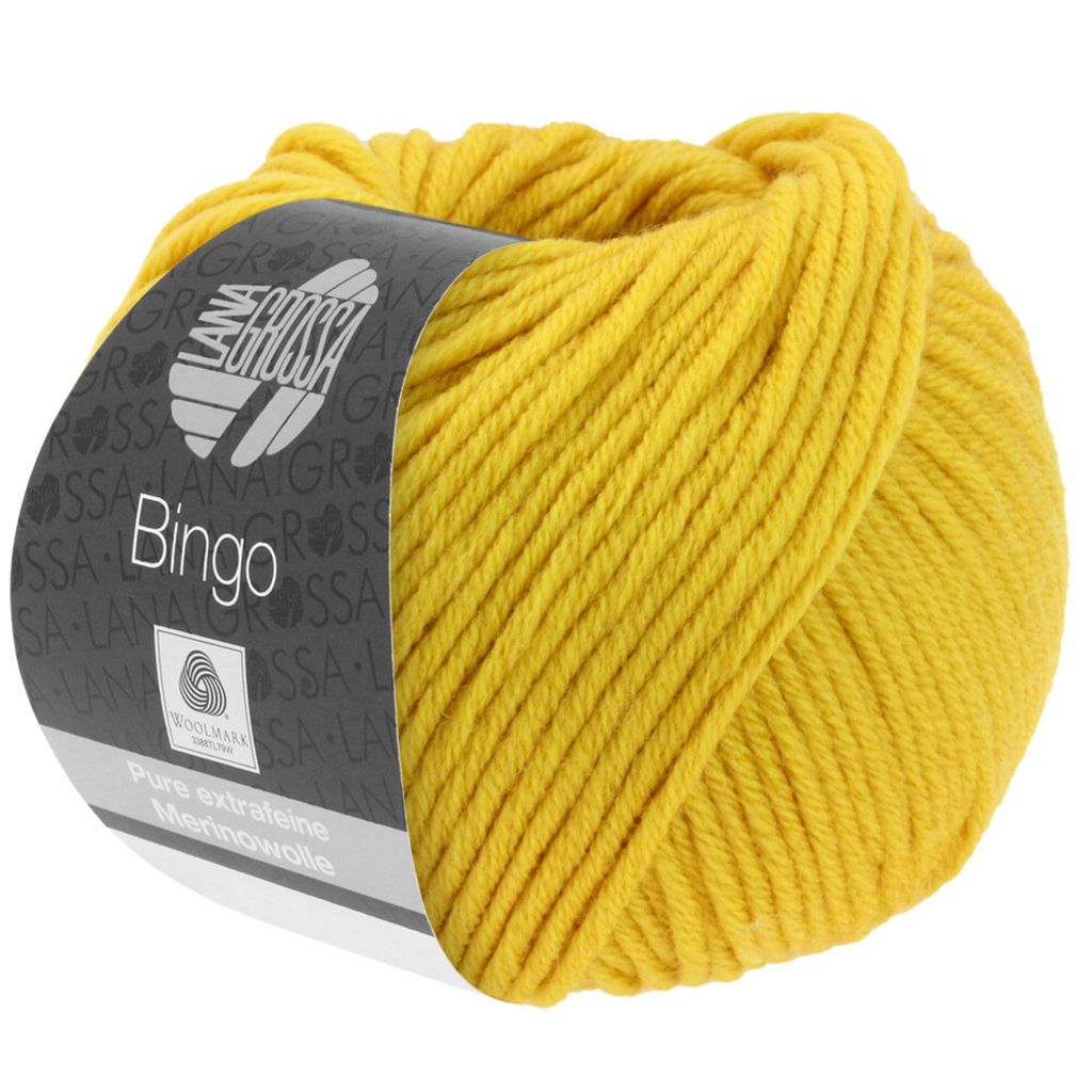Lana Grossa BINGO 50 g extrafeine Wolle 80 m Farbe 154 - Produktbild 