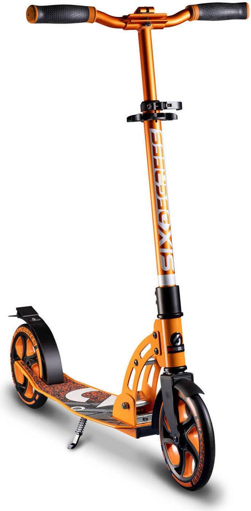 Six Degrees Aluminium Scooter 205mm, Farbe:Orange