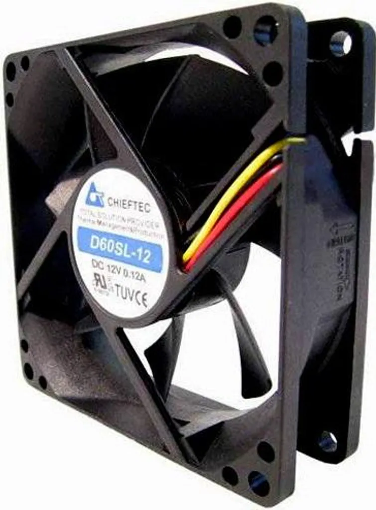 Ventola Case 60mm Chieftec D60 AF-0625S | 3 Pin Dissipatore 6cm - 3