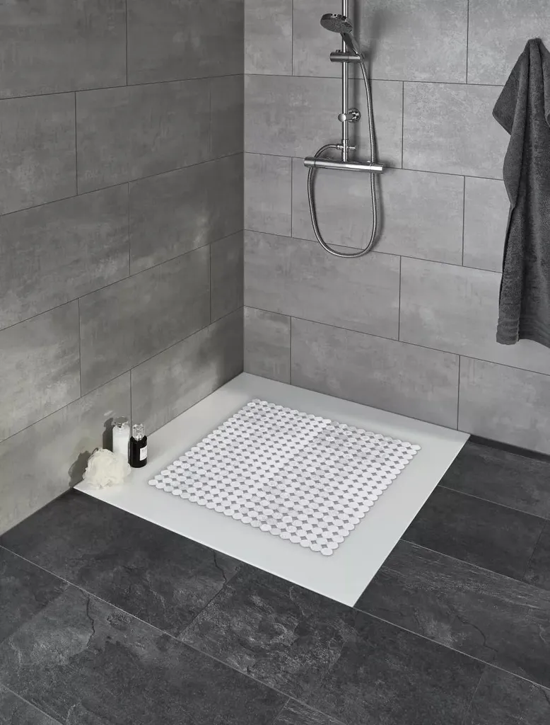 Tapis de douche sécurisé Kleine Wolke SIGN Clear 55 cm pour toute la famille