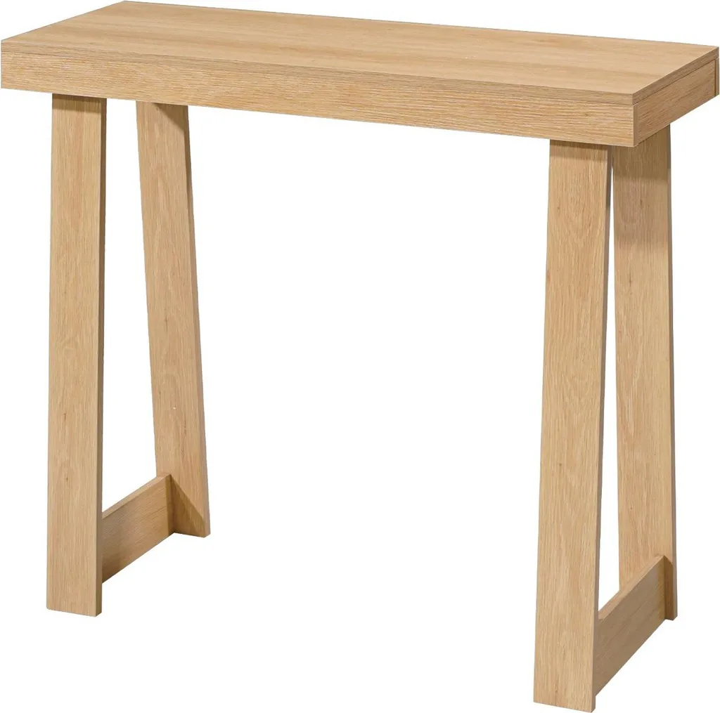 Table d'Appoint pour Canapé et Entrée - Console Fine 91,5 cm de Long - 9