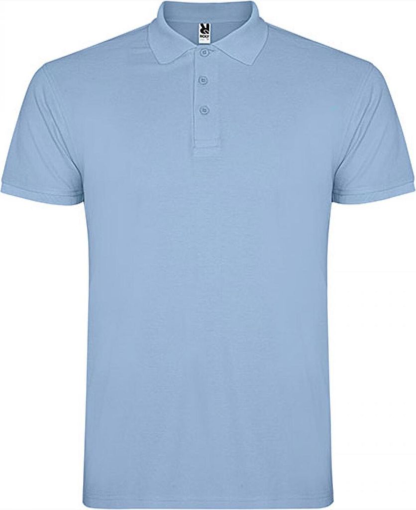 Roly PO6638 | Herren Star Poloshirt, Piqué - Farbe: Sky Produktbild 