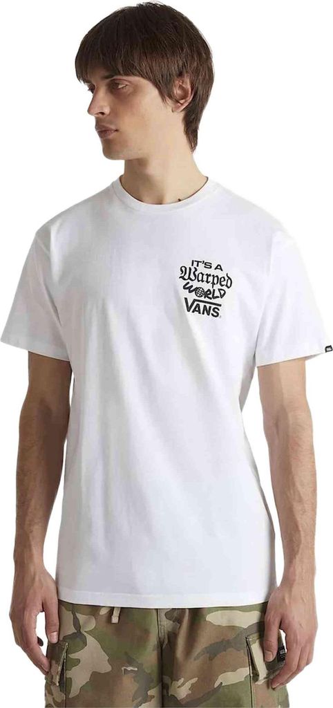 Vans T-shirt VN000M5EWHT1 in White color size small