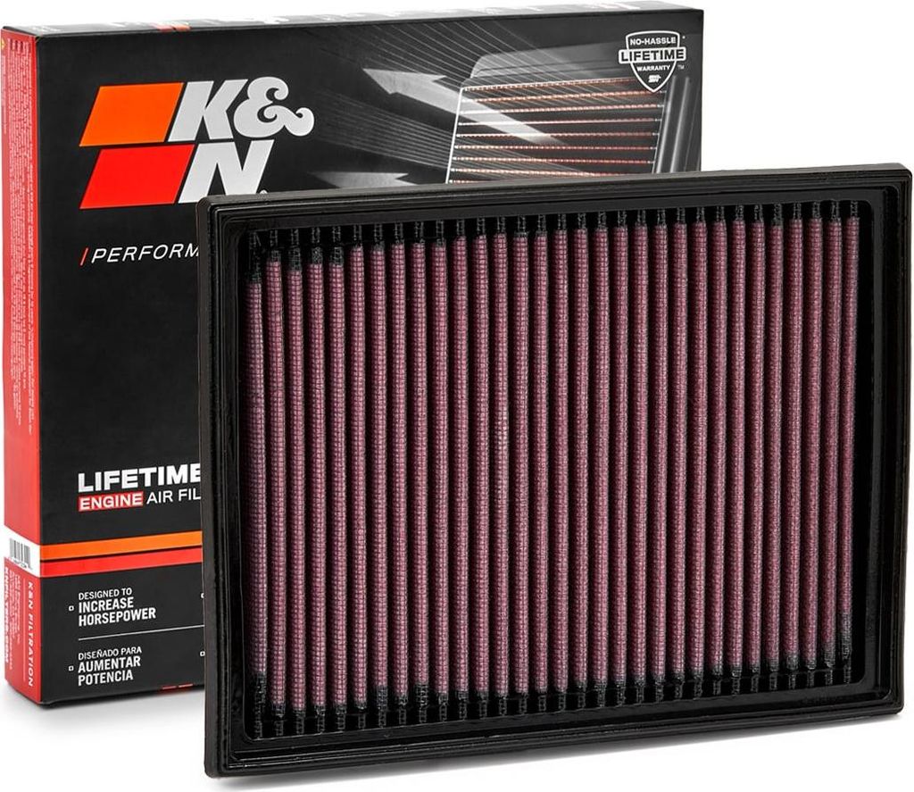 K&N 33-2231 Hochleistungsluftfilter für BMW 3 Limousine Produktbild 
