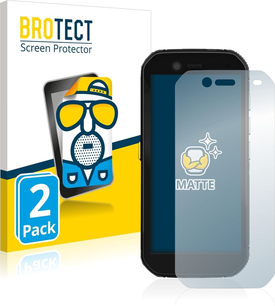 2x BROTECT Schutzfolie für Caterpillar Cat S42 Displayschutz Displayschutzfolie Folie Matt Entspiegelungsfolie