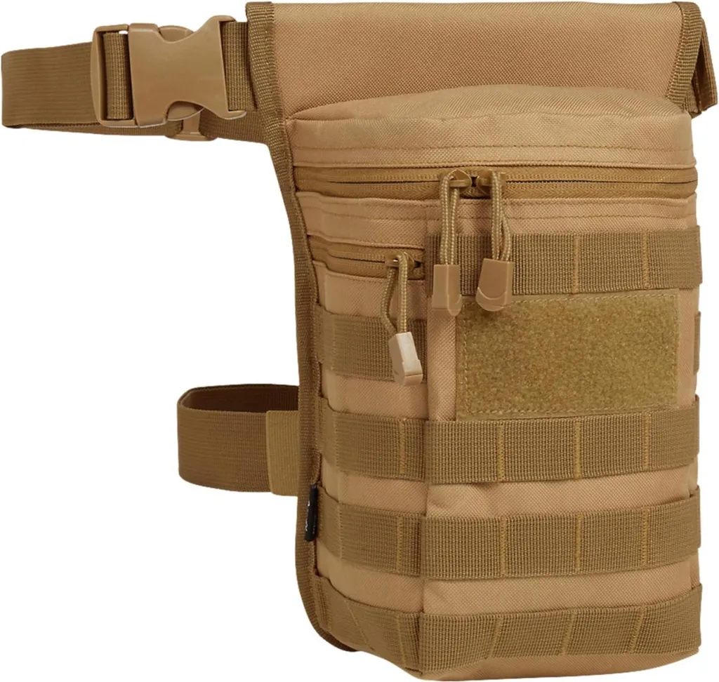Brandit BD8063 Borsa Laterale No.2 Camel | Marsupio Tattico Cosciale