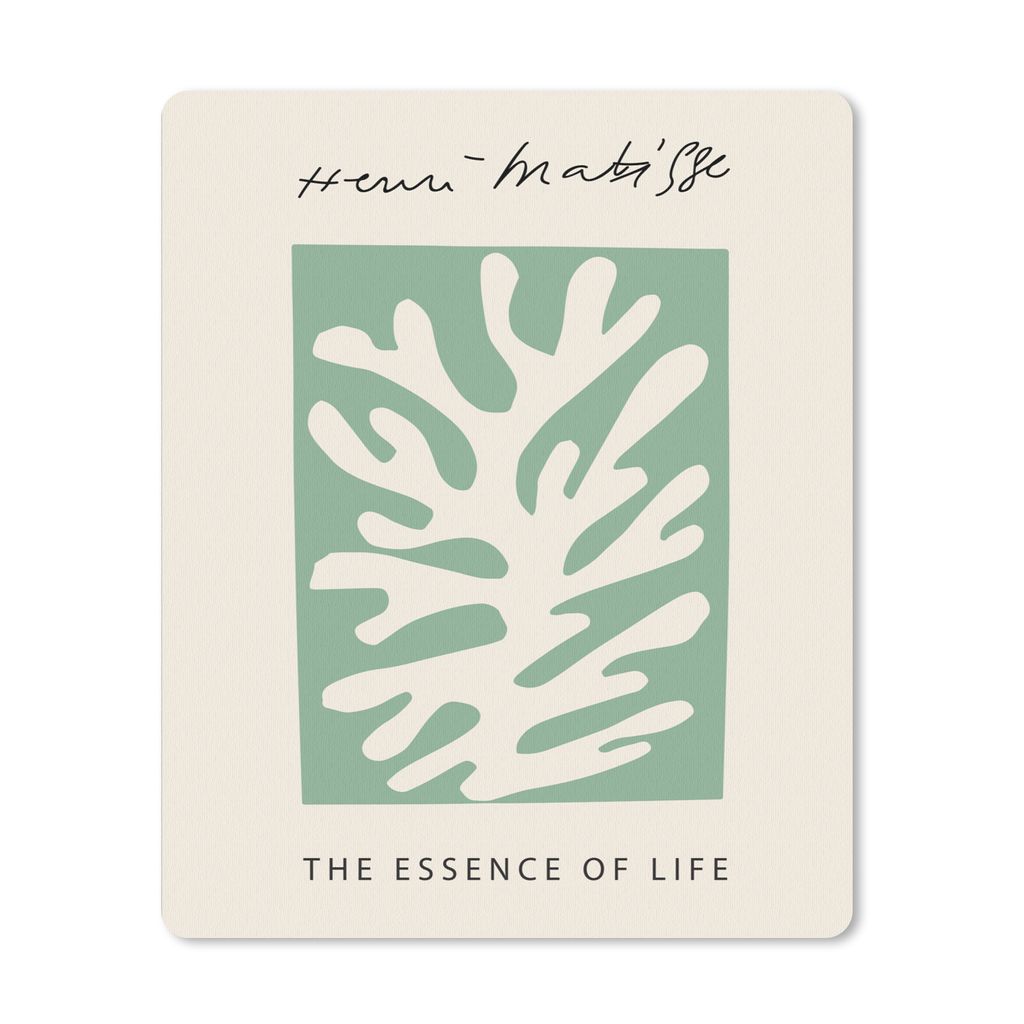 MuchoWow Mauspad Mousepad Kunst - Natur - Formen - Abstrakt - Henri Matisse 30x40 cm - Mousepads - Maus Mat - Pad - Mausunterlage - Mausmatten