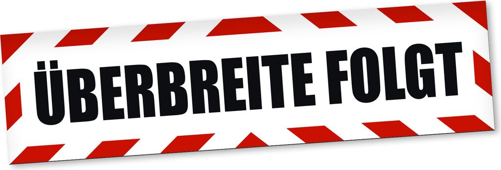 PantherPixel Überbreite folgt Magnetschild Auto Großraumtransport Magnetfolie Geschenkidee 30 x 8 cm STANDARDFARBFOLIEN