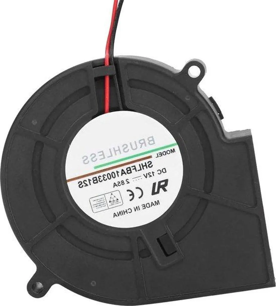 Ventilateur silencieux 12V 97mm turbo avec double roulement à billes