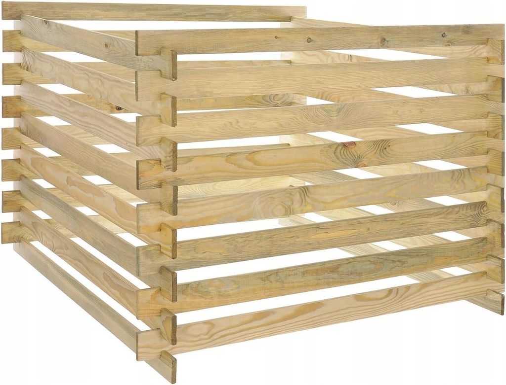 STOLMAK Komposter 600L 100x70x100 cm Kiefernholz Produktbild 