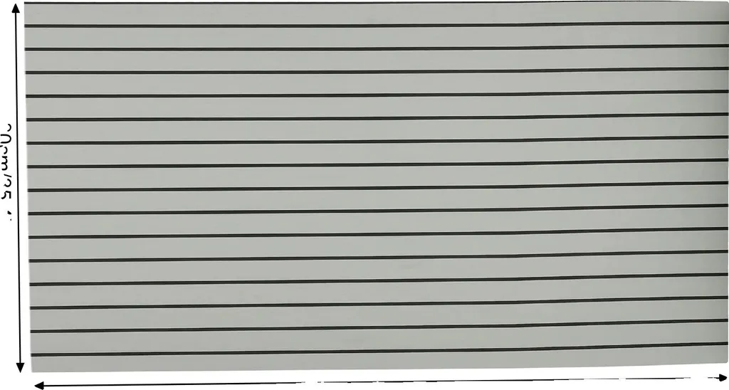 Tapis de protection phonique et imperméable pour intérieur gris chic
